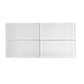 White 3x6 Matte Subway Glass Tile (40 pack, 5 sq ft/case) - Sample