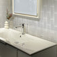 Lace White 3x12 Glossy Subway Glass Tile (20 pack, 5 sq ft/case) - Sample