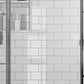 Lace White 3x6 Glossy Subway Glass Tile (40 pack, 5 sq ft/case)