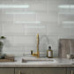 Lace White 8x16 Glossy Subway Glass Tile (15 pack, 13.33 sq ft/case) - Sample