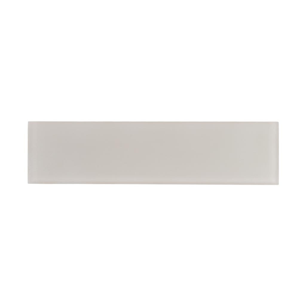 Lace White 3x12 Matte Subway Glass Tile (20 pack, 5 sq ft/case) - Sample