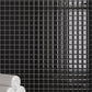 Black 12x12 Glossy Square Glass Mosaic Tile (15 Cases, 145.05 sq ft/Pallet)