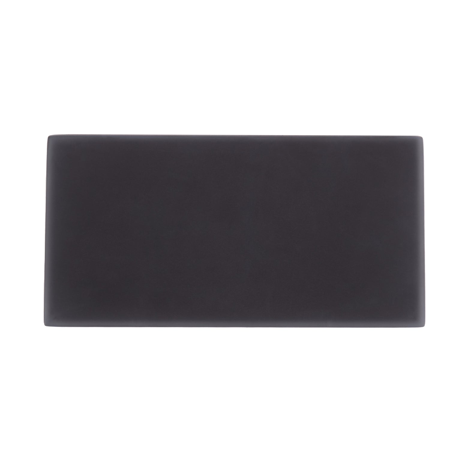 Black 3x6 Matte Glass Subway tile (40 pack, 5 sq ft/case)