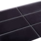 Sample - Black 3x6 Matte Glass Subway tile (40 pack, 5 sq ft/case)