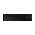 Sample - Black 4x16 Glossy Subway Glass Tile (12 pack, 5.33 sq ft/case)