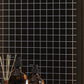 Black 12x12 Matte Square Glass Mosaic Tile (10 pack, 9.67 sq ft/case)