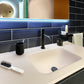 Sample - Black 3x12 Matte Glass Subway tile (20 pack, 5 sq ft/case)
