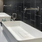 Sample - Black 3x6 Matte Glass Subway tile (40 pack, 5 sq ft/case)