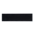 black matte glass subway tile 3x12 inches with smooth finish