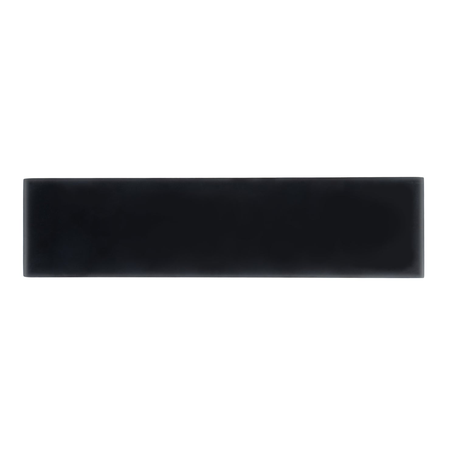 Black 3x12 Matte Glass Subway tile (20 pack, 5 sq ft/case)