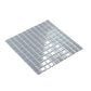 Gray 12x12 Glossy Square Glass Mosaic Tile (10 pack, 9.67 sq ft/case) - Sample