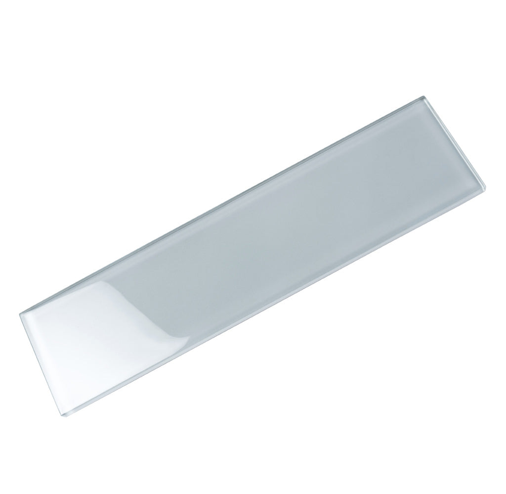 Gray 3x12 Glossy Subway Glass Tile (20 pack, 5 sq ft/case) - Sample
