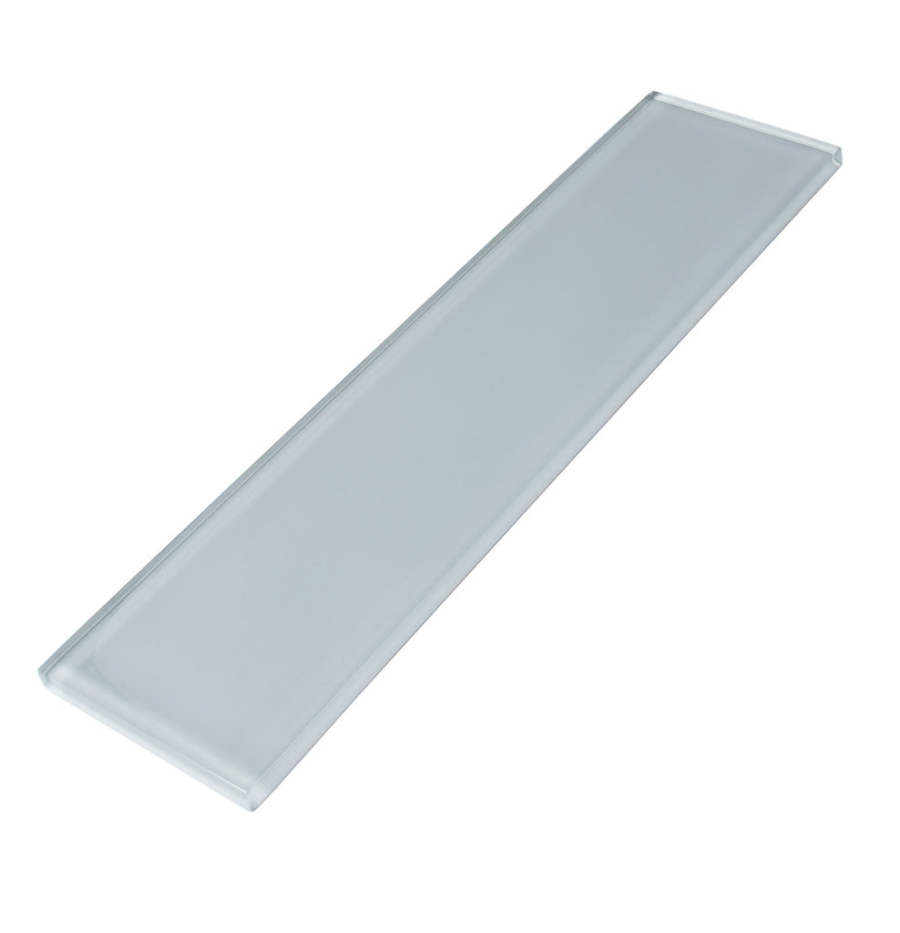 Gray 3x12 Glossy Subway Glass Tile (20 pack, 5 sq ft/case) - Sample