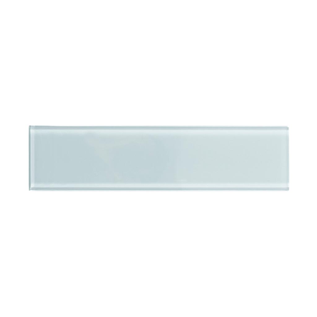 Gray 4x16 Subway Glossy Glass Tile (12 pack, 5.33 sq ft/case) - Sample