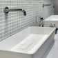 10 pack Gray 11.8 in. x 11.8 in. 1x1 Matte Finished Glass Mosaic Tile (9.67 sq ft/case) - Sample