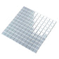 Gray 12x12 Glossy Square Glass Mosaic Tile (10 pack, 9.67 sq ft/case) - Sample