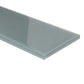 Gray 4x16 Glossy Subway Glass Tile (12 pack, 5.33 sq ft/case) - Sample