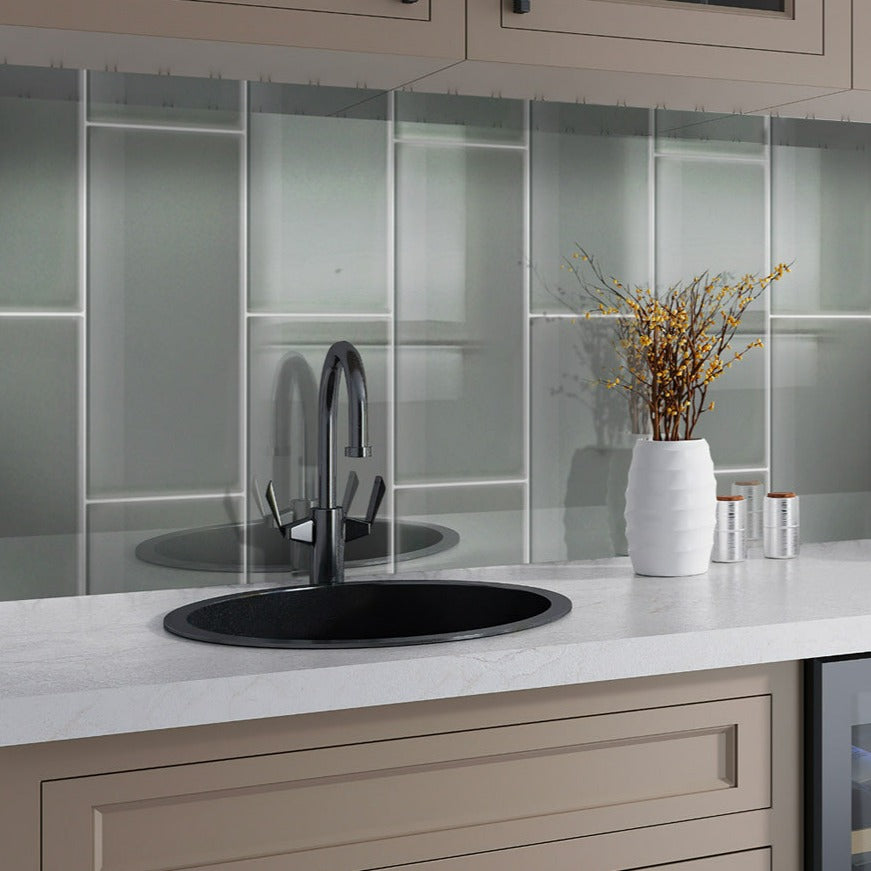 Light Gray Subway Tiles