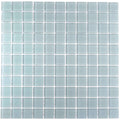 Sample - Stone Blue 12x12 Matte Square Glass Mosaic Tile (10 pack, 9.67 sq ft/case)