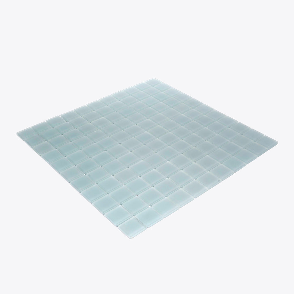 Stone Blue 12x12 Matte Square Glass Mosaic Tile (10 pack, 9.67 sq ft/case) - Sample