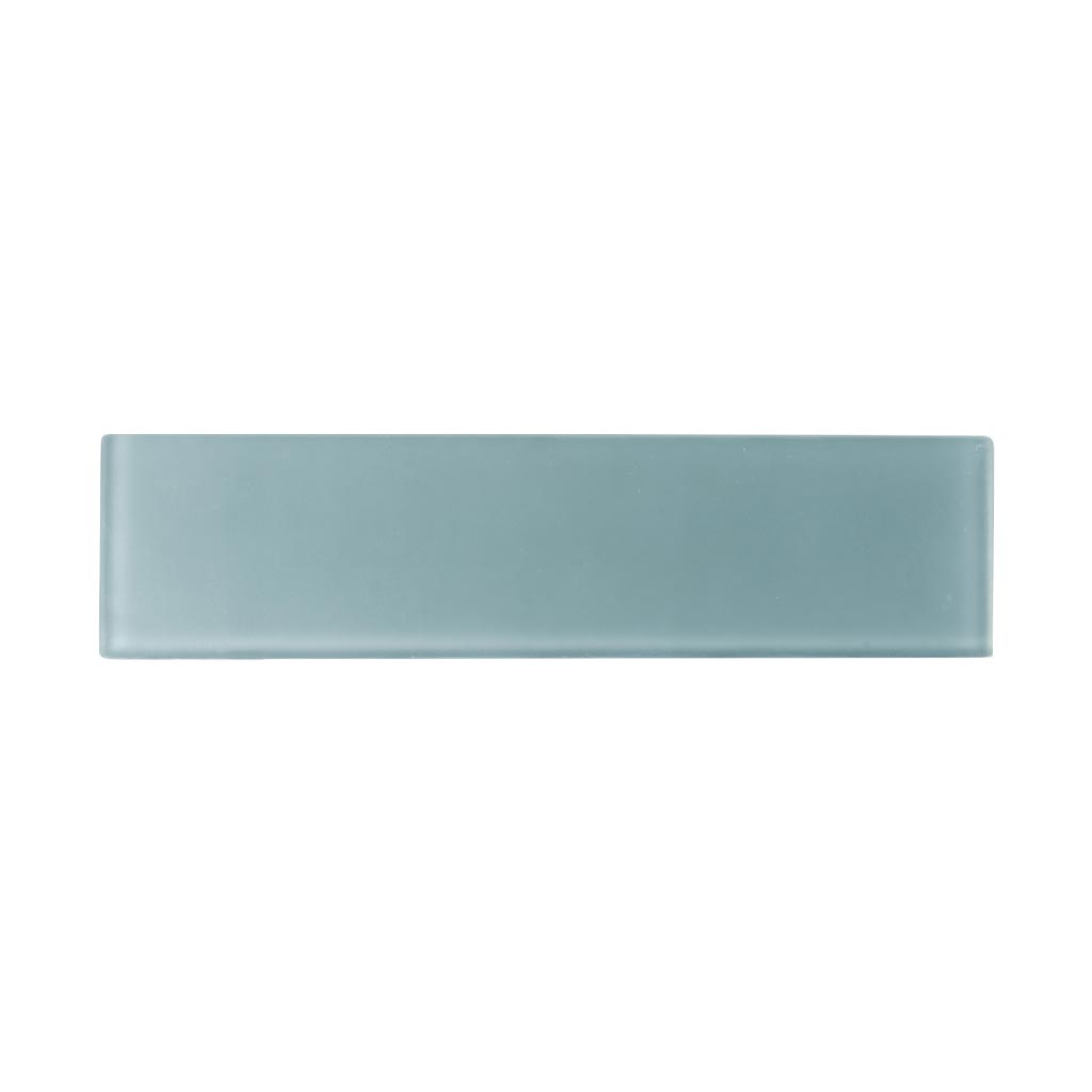 Stone Blue 3x12 Matte Subway Glass Tile (20 pack, 5 sq ft/case) - Sample