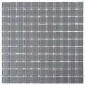Sample - Coin Gray 12x12 Glossy Square Glass Mosaic Tile (10 pack, 9.67 sq ft/case)