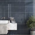 Coin Gray 3x12 Glossy Subway Glass Tile (20 pack, 5 sq ft/case)