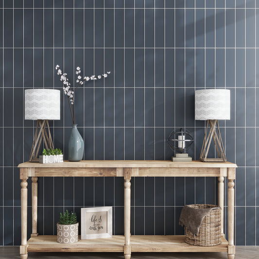 Coin Gray 3x12 Matte Subway Glass Tile (20 pack, 5 sq ft/case)