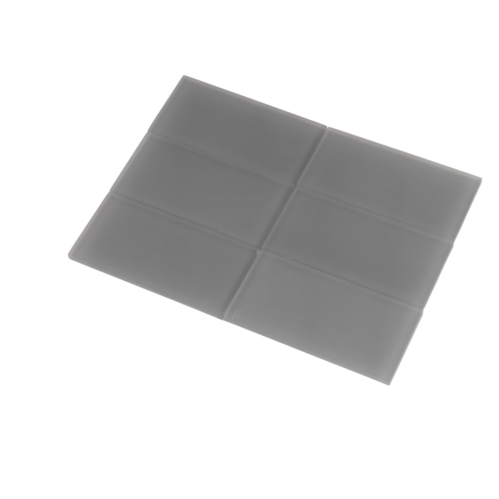 3x6 Coin Gray Matte Finished  Tile