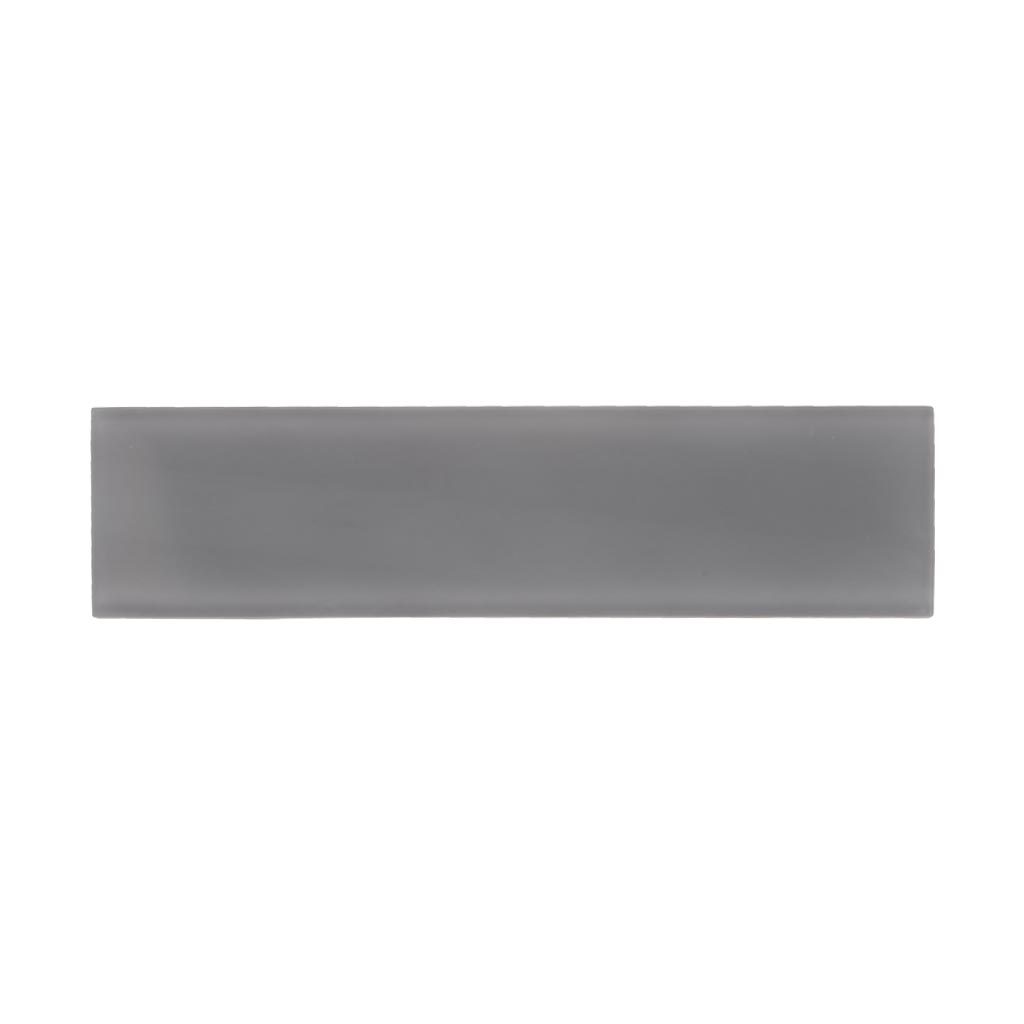 Coin Gray 3x12 Matte Subway Glass Tile (20 pack, 5 sq ft/case) - Sample