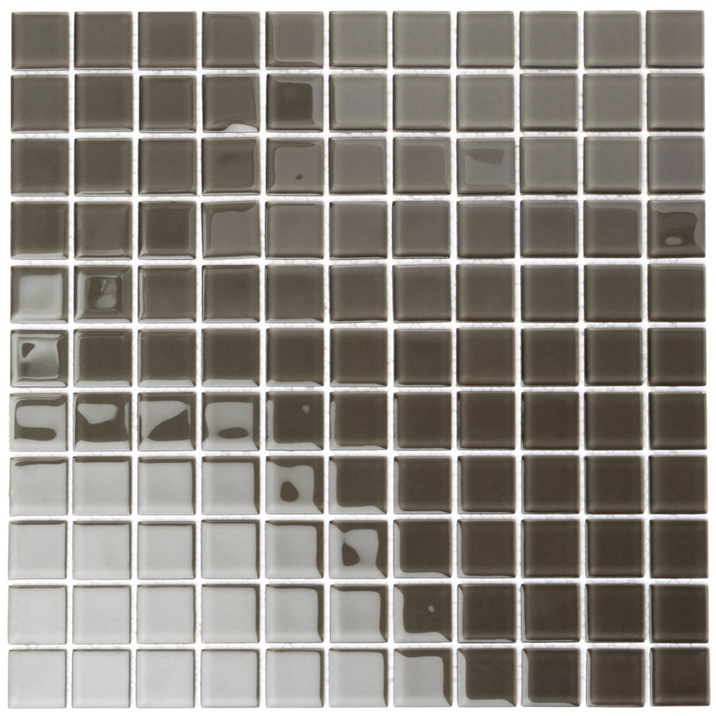 1X1 Ash Gray Mosaic Tile