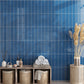 Cerulean Blue 3x12 Glossy Subway Glass Tile (20 pack, 5 sq ft/case)