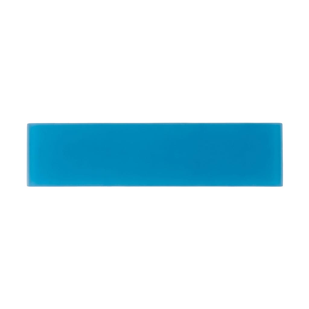 20 pack Cerulean Blue 3-in. x 12-in. Matte Finished Glass Subway Floor and Wall Tile (5 Sq ft/case) - Sample