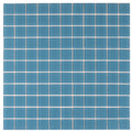 Sample - Cerulean Blue 12x12 Matte Square Glass Mosaic Tile (10 pack, 9.67 sq ft/case)