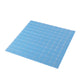 1x1 cerulean blue Polished Glass Tile