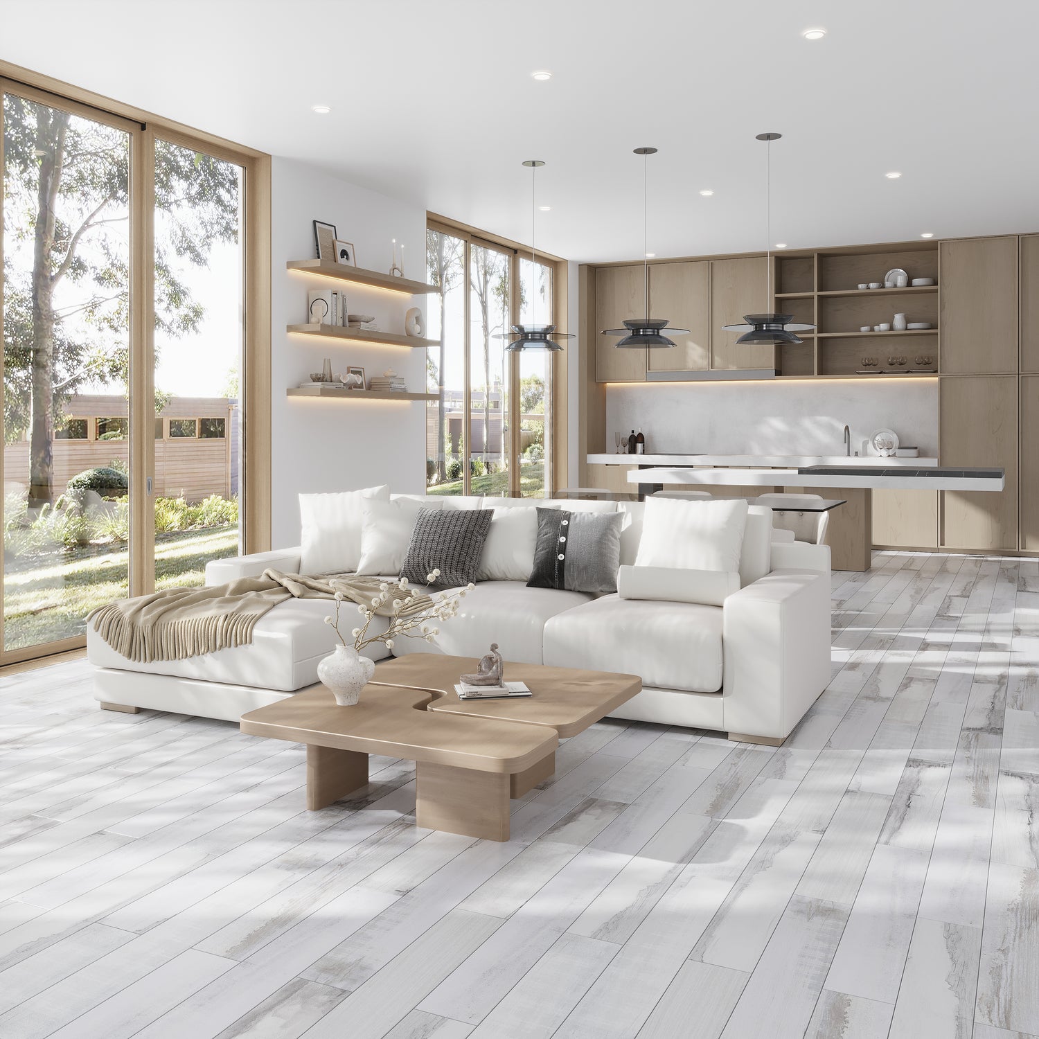 Sample-White 6x36 Matte Field Porcelain Tile (8 pack, 11.63 sq ft/case)