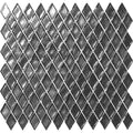 Sample - Gray 11x11 Glossy Diamond Glass Mosaic Tile (10 pack, 8.55 sq ft/case)