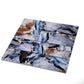 Brown and Blue Glossy Glass Tile