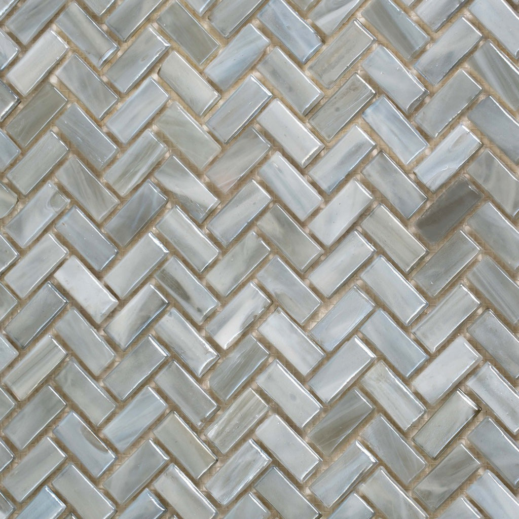 12x12 Herringbone Glass Tile