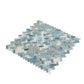 12x12 Blue and Gray Herringbone Tile