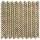 Gold 12x12 Glossy Herringbone Glass Mosaic Tile (10 pack, 9.75 sq ft/case) - Sample