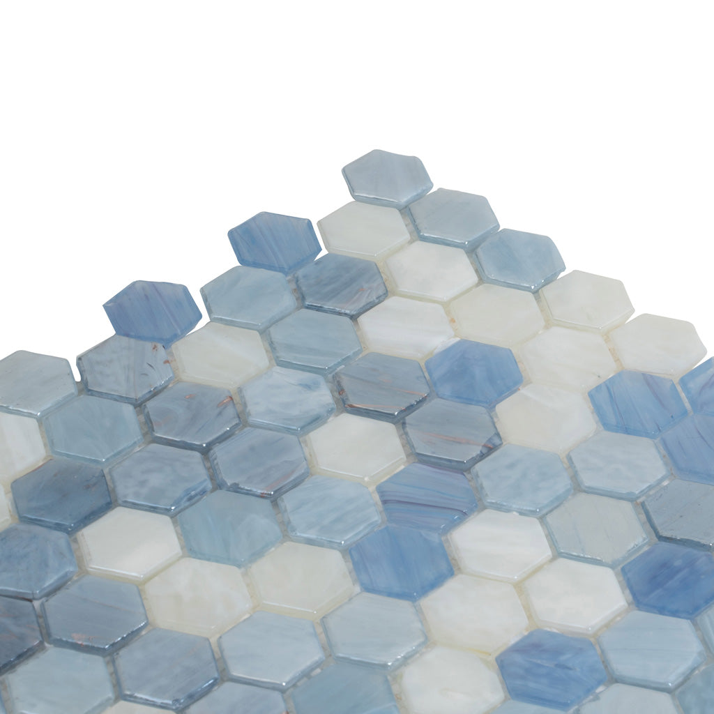 Blue Hexagon Tile