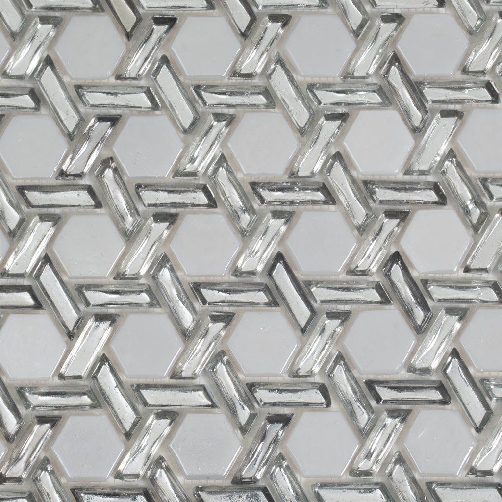 Silver Glass Tile