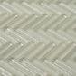 White 12x12 Glossy Matte Herringbone Glass Mosaic Tile (5 pack, 4.83 sq ft/case) - Sample