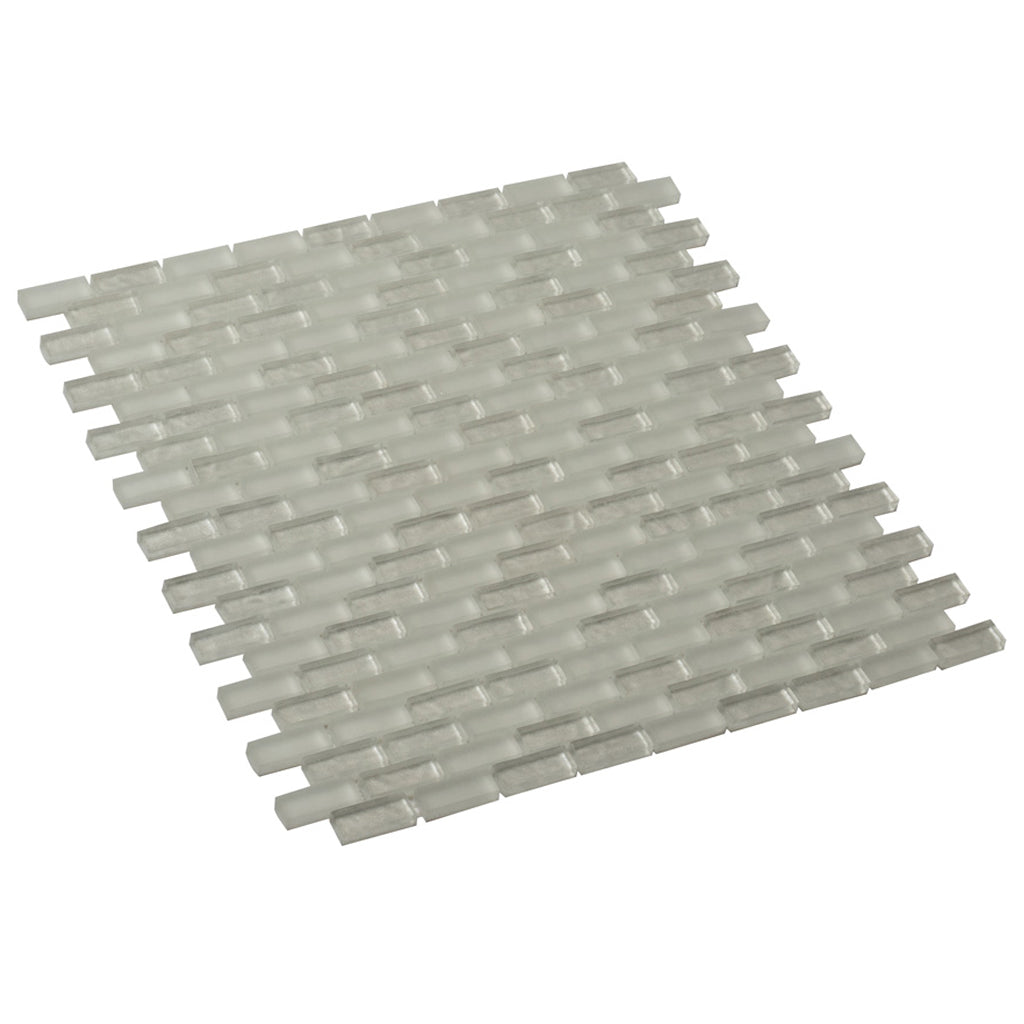 12x12 White Mosaic Floor Tile