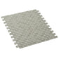 Pearl Beige 11x11 Glossy Matte Brick Glass Mosaic Tile (5 pack, 4.83 sq ft/case) - Sample