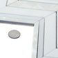 Pearl White 12x12 polished Thassos Shell Herringbone Mosaic tile with glossy finish and white tones