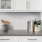 Sample - Pearl White 11x11 Polished Thassos, Shell Hexagon Mosaic tile (5 pack, 4.51 sq ft/case)