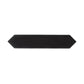 Black 2x10 Matte Picket Ceramic Tile (44 pack, 5.38 sq ft/case) - Sample