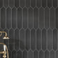 Black 2x10 Matte Picket Ceramic Tile (35 Cases, 188.3 sqft/Pallet)